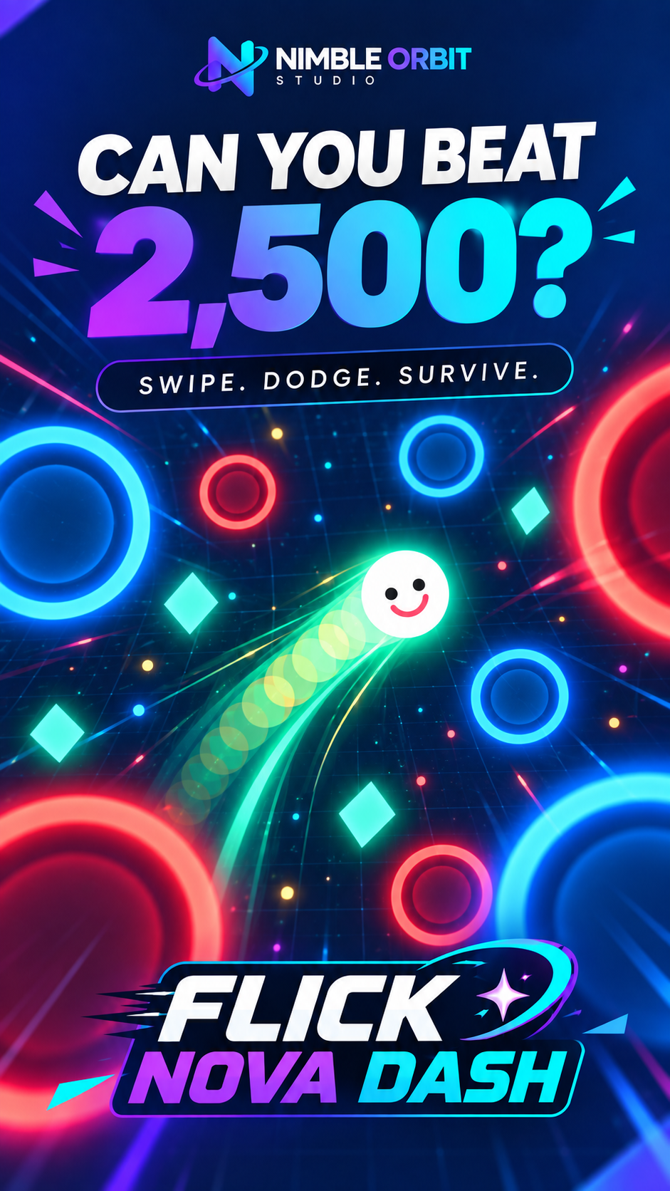 Flick Nova Dash gameplay artwork